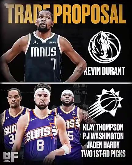 和歐文濃眉組三巨？美媒：獨行俠可用克萊+PJ+哈迪+倆首輪換KD-